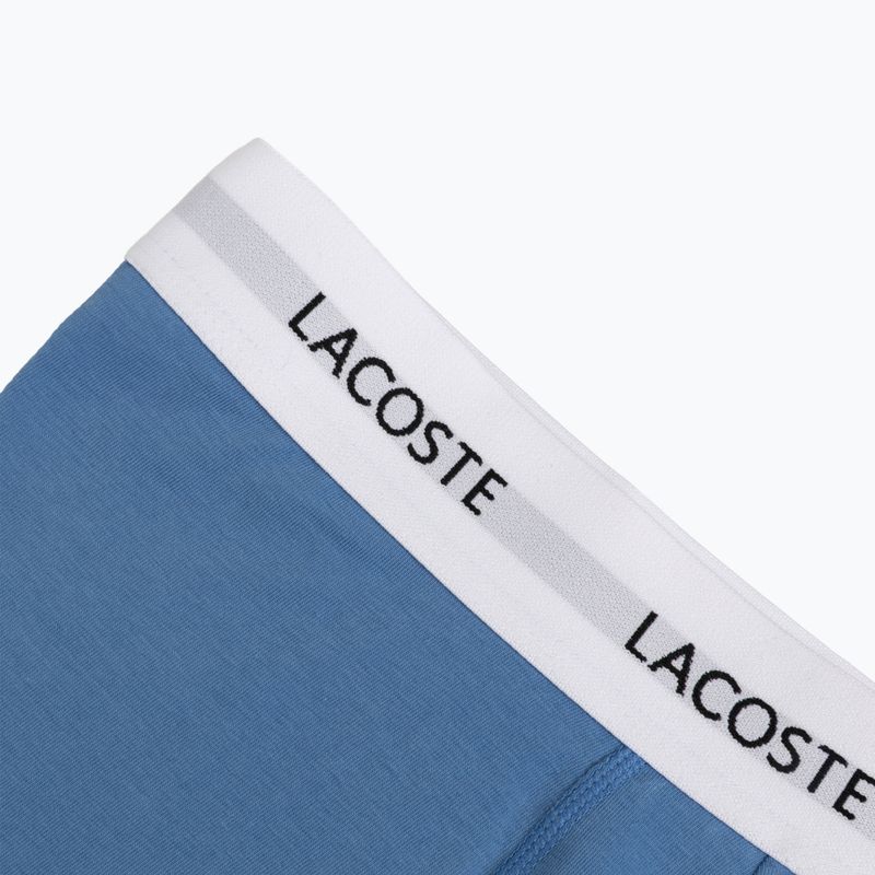 Vyriškos trumpikės Lacoste 5H5150 3 poros turquoise blue/navy blue/navy blue 6