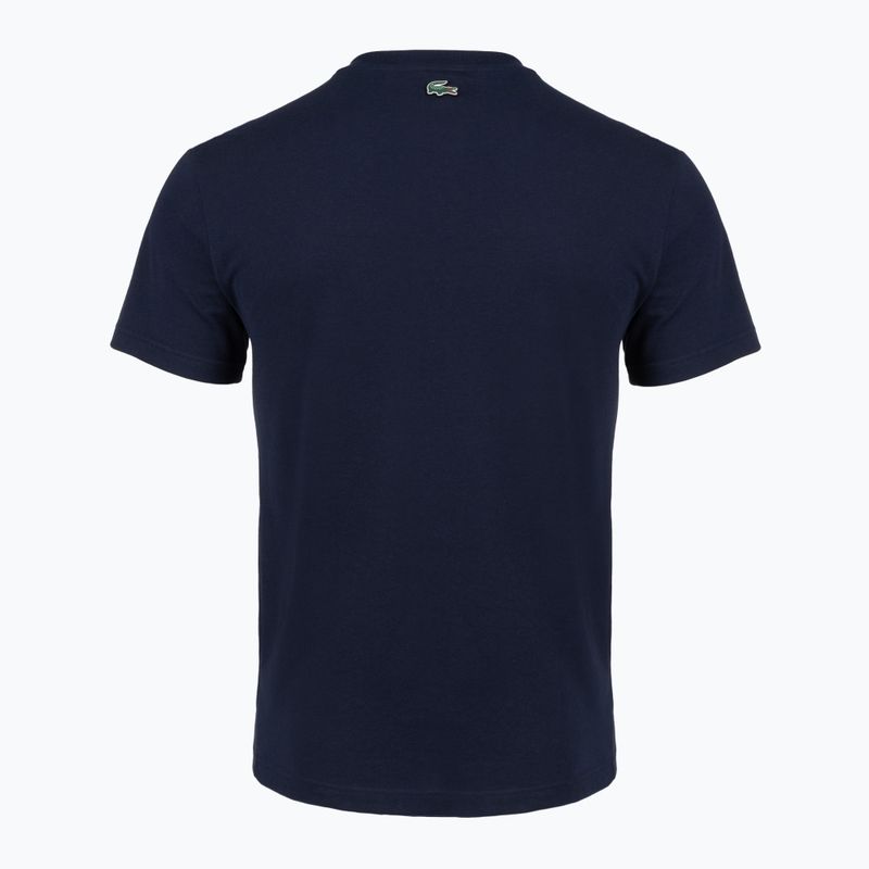 Vyriški marškinėliai Lacoste TH2630 navy blue 2