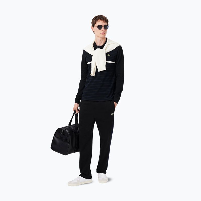 Vyriški polo marškinėliai ilgomis rankovėmis Lacoste Polo PH9776 black/navy blue 2