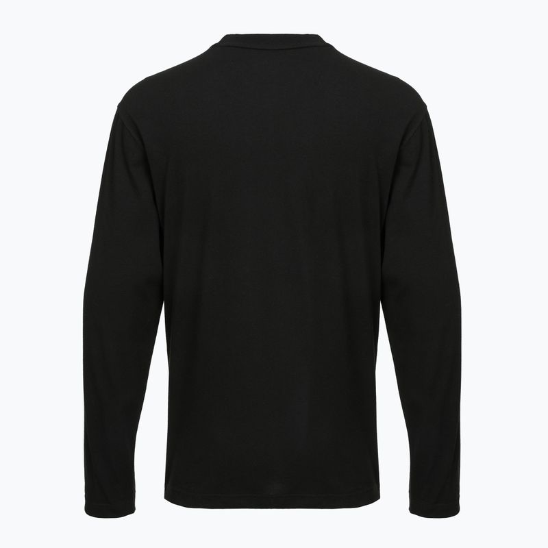 Vyriški ilgomis rankovėmis marškinėliai Lacoste TH7026 V-Neck black 2
