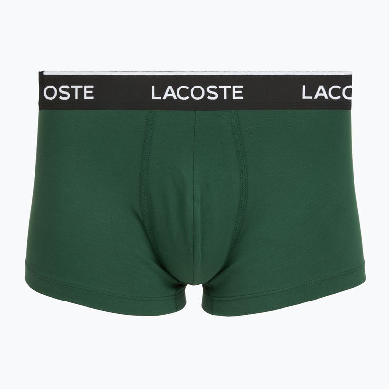 Vyriškos trumpikės Lacoste 5H1300 3 pack black/green 2