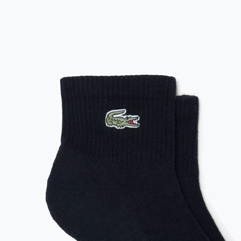 Kojinės Lacoste RA9182 Ankle 3-pak black 2