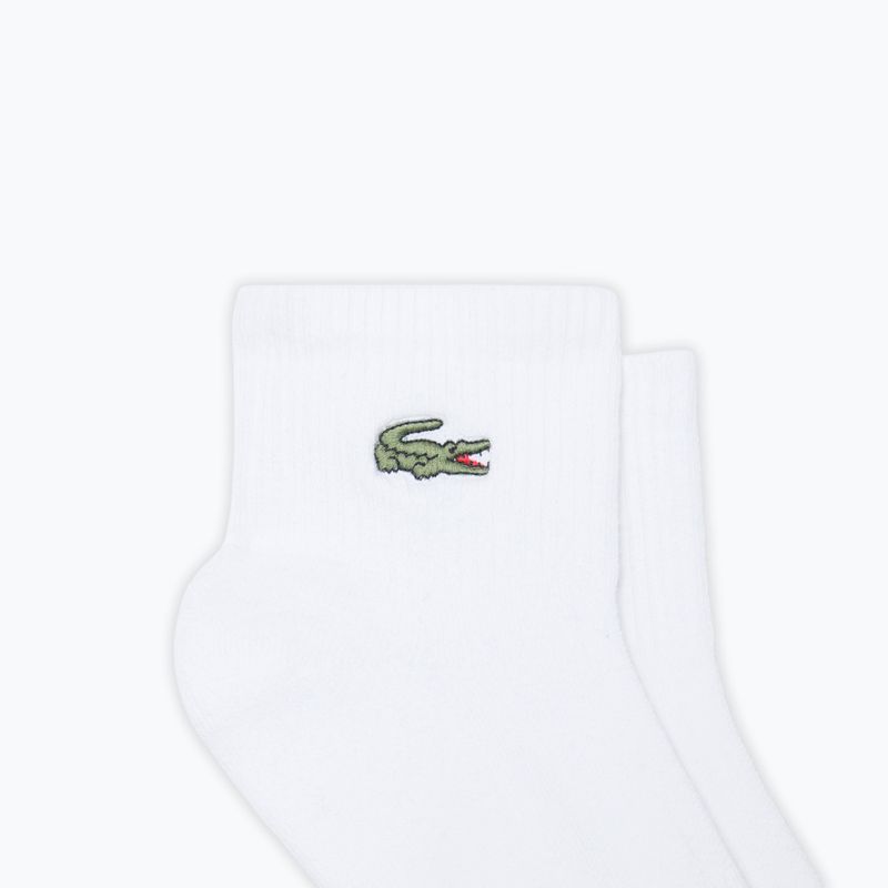 Kojinės Lacoste RA9182 Ankle 3-pak white 2
