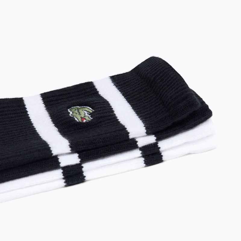 Kojinės Lacoste RA9189 Ankle 3-pak black/white 2