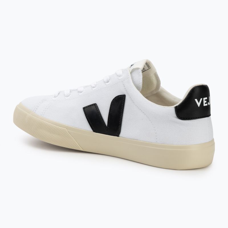 Vyriški batai VEJA Campo Canvas white/black 3