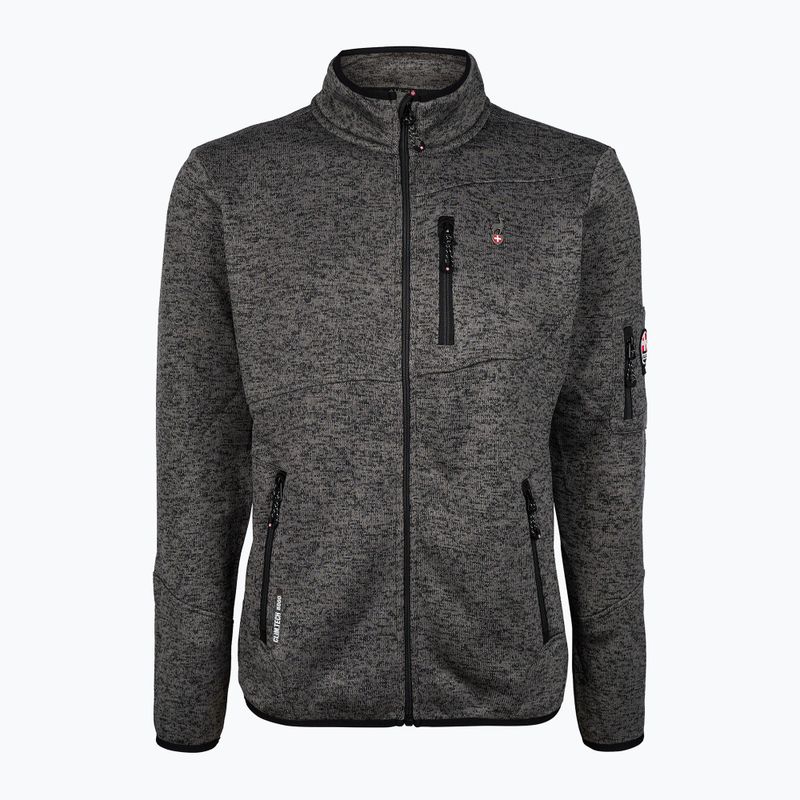 Vyriškas flisinis džemperis Aulp Navoy Melanged Knit anthracite 1 3