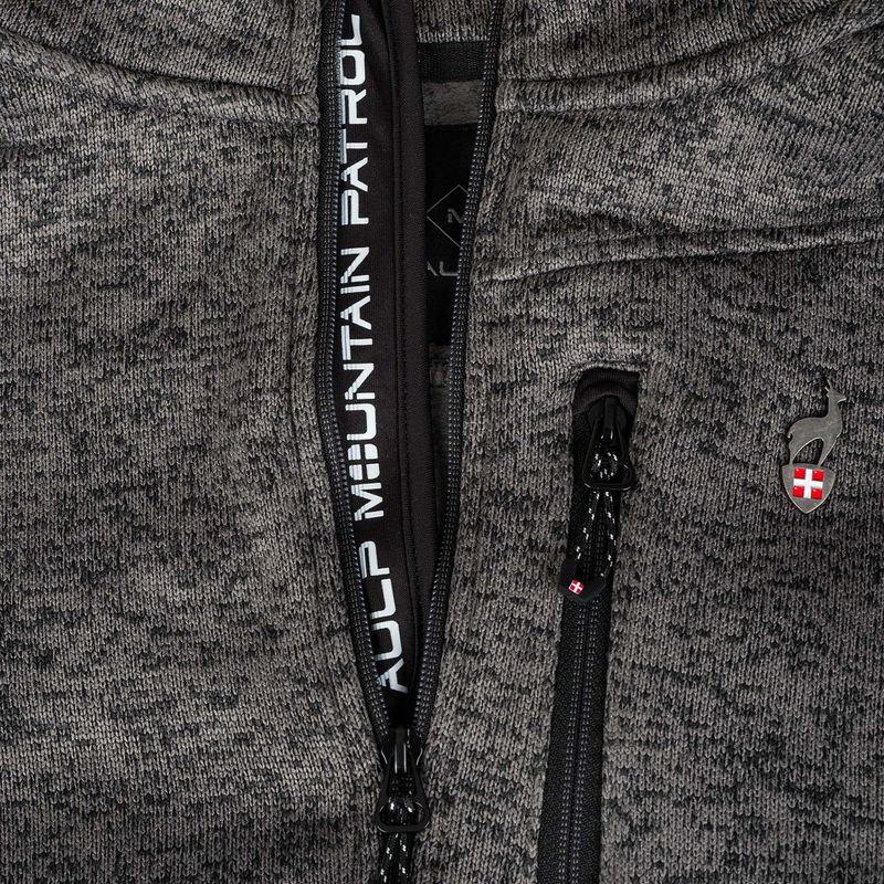 Vyriškas flisinis džemperis Aulp Navoy Melanged Knit anthracite 1 5