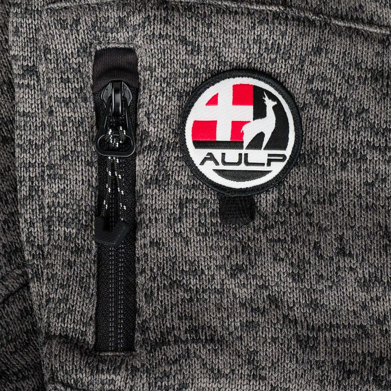 Vyriškas flisinis džemperis Aulp Navoy Melanged Knit anthracite 1 7