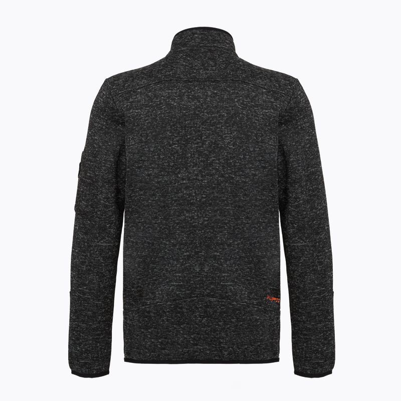 Vyriškas flisinis džemperis Aulp Navoy Melanged Knit black 1 2
