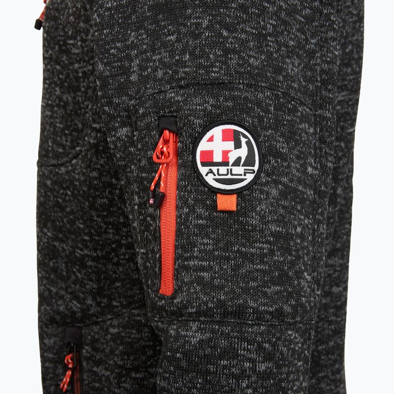 Vyriškas flisinis džemperis Aulp Navoy Melanged Knit black 1 3