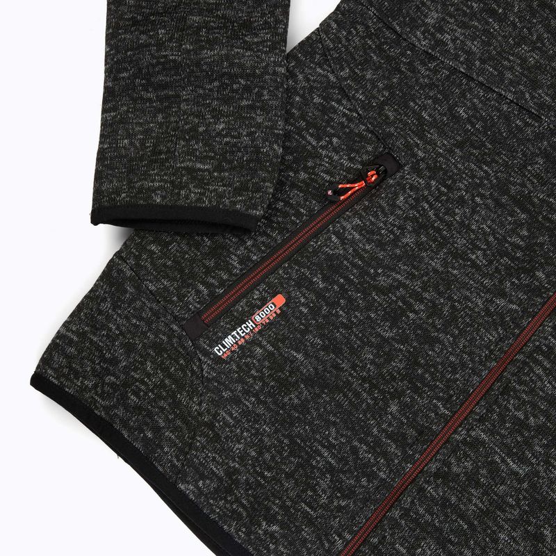 Vyriškas flisinis džemperis Aulp Navoy Melanged Knit black 1 5