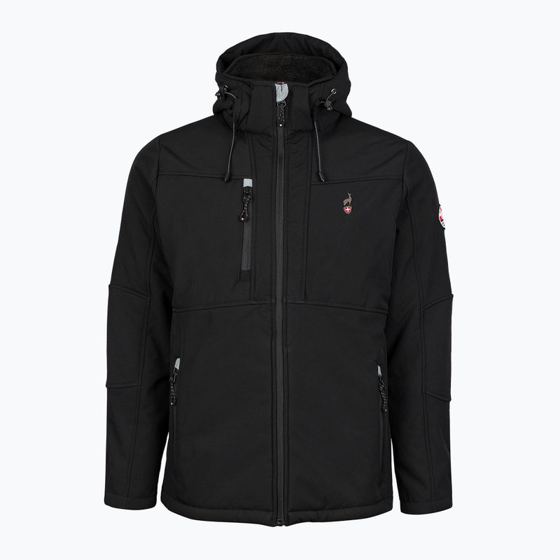 Vyriška softshell striukė Aulp Nemev Softshell black 1 3