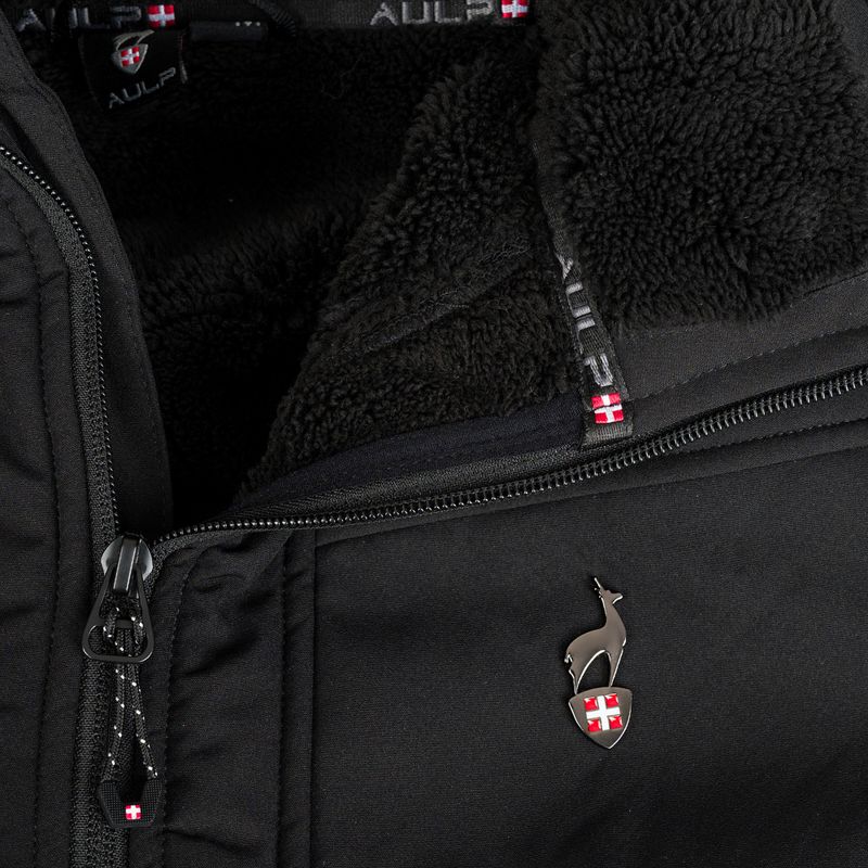 Vyriška softshell striukė Aulp Nemev Softshell black 1 5