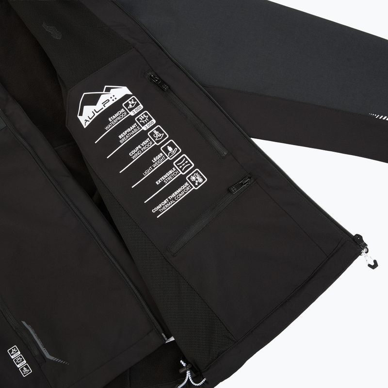 Vyriška softshell striukė Aulp Tiago Softshell anthracite melange 1 6