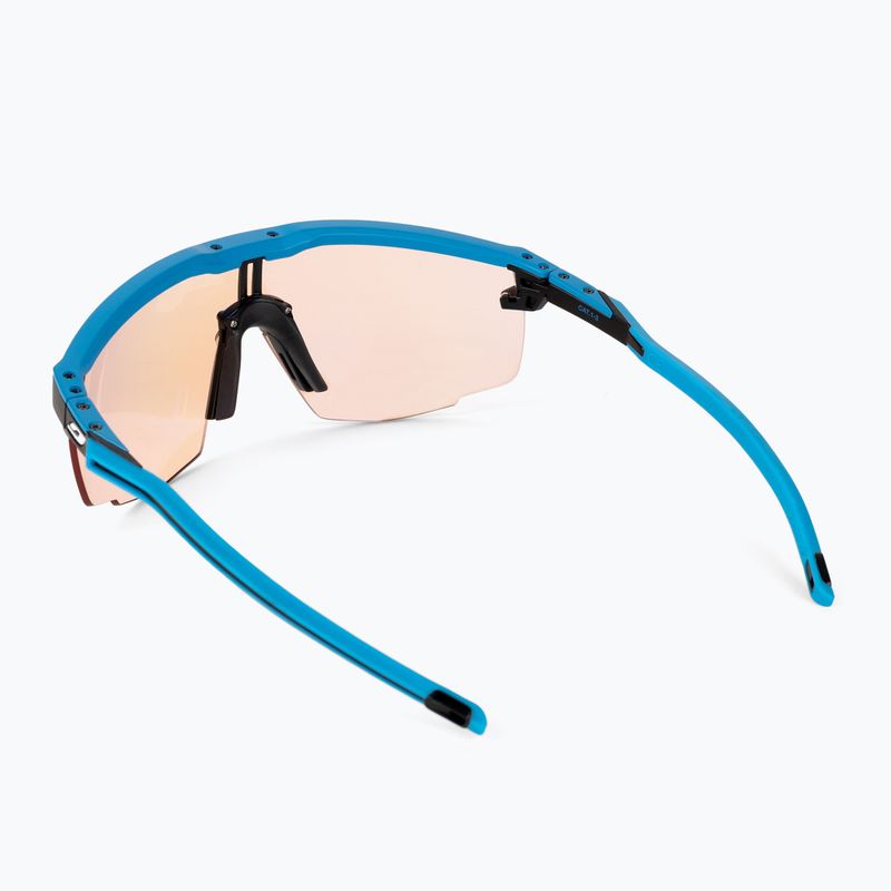 Julbo Ultimate Reactiv 1-3 High Contrast matiniai mėlyni/juodi dviratininkų akiniai 2