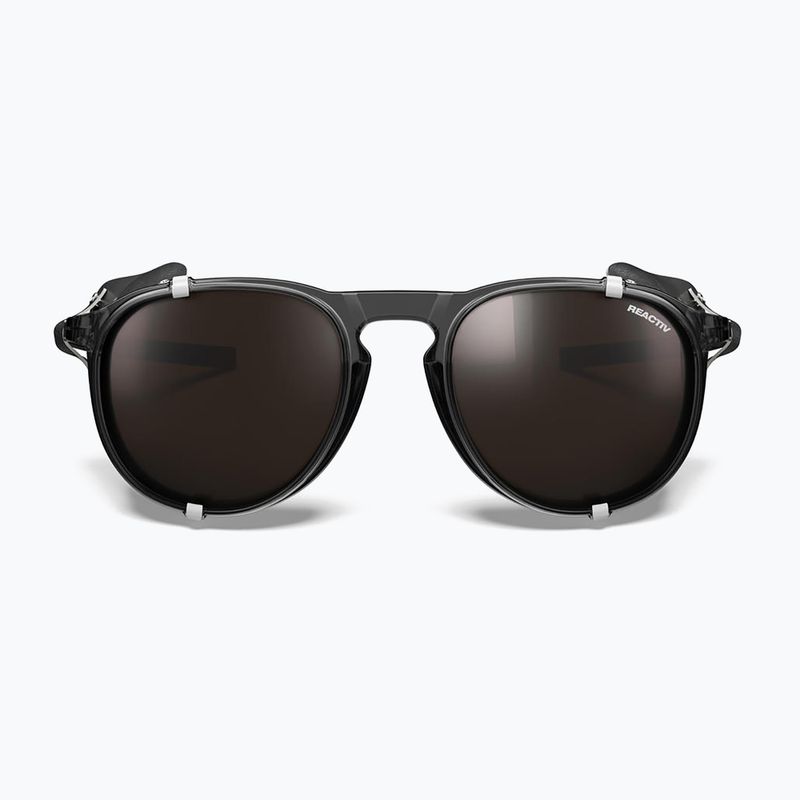 Akiniai nuo saulės Julbo Millenium Reactiv Polarized shiny translucent black/black/white 3
