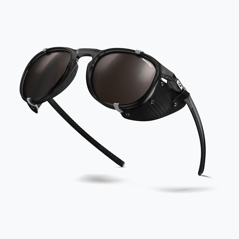 Akiniai nuo saulės Julbo Millenium Reactiv Polarized shiny translucent black/black/white 6
