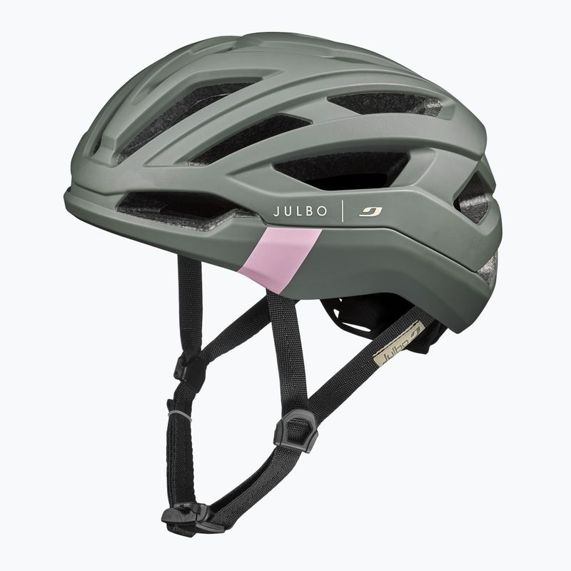 Dviračio šalmas Julbo Fast Lane army green/pink