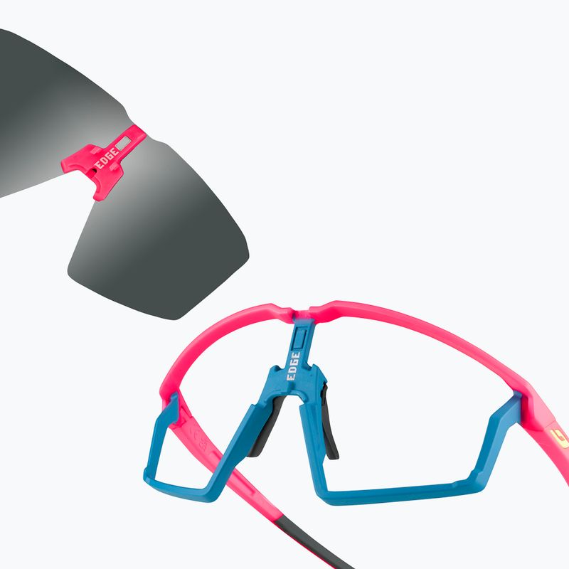 Akiniai nuo saulės Julbo Edge Spectron 3 fluo pink/blue/silver flash 7
