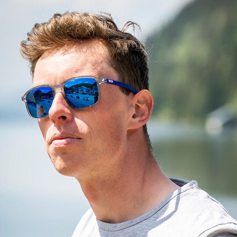 Akiniai nuo saulės Julbo Creek Polarized grey translu/blue metal 5