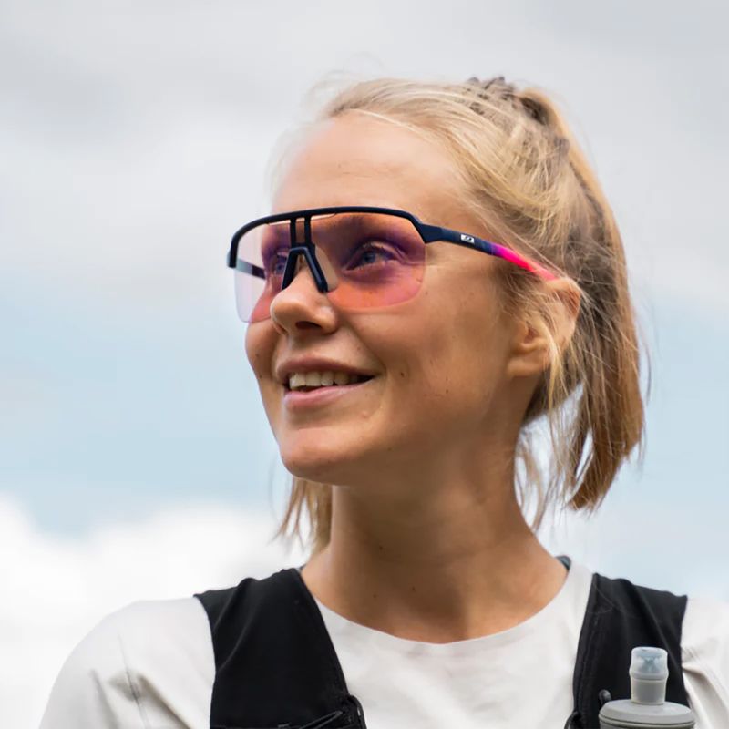 Akiniai nuo saulės Julbo Frequency Reactiv 1-3 High Contrast purple/pink/multilayer blue 2