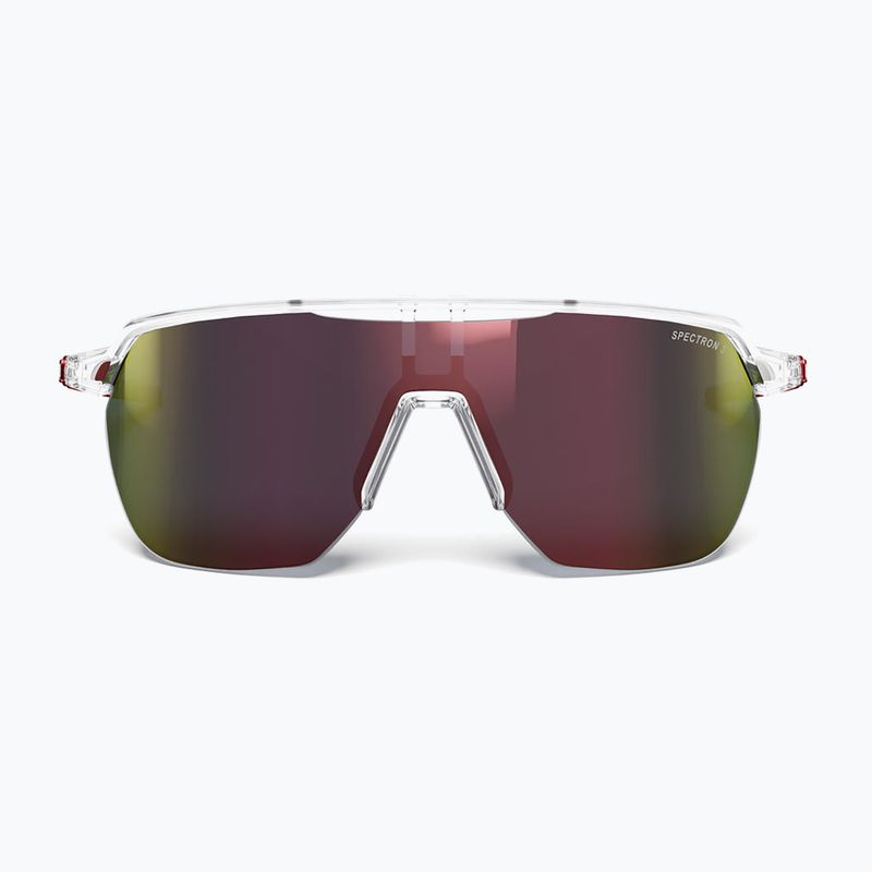 Akiniai nuo saulės Julbo Frequency Spectron shiny translucent crystal/red/red flash 3