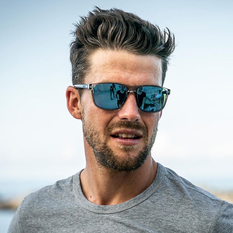 Akiniai nuo saulės Julbo The Streets Polarized HD shiny translucent grey/blue 4