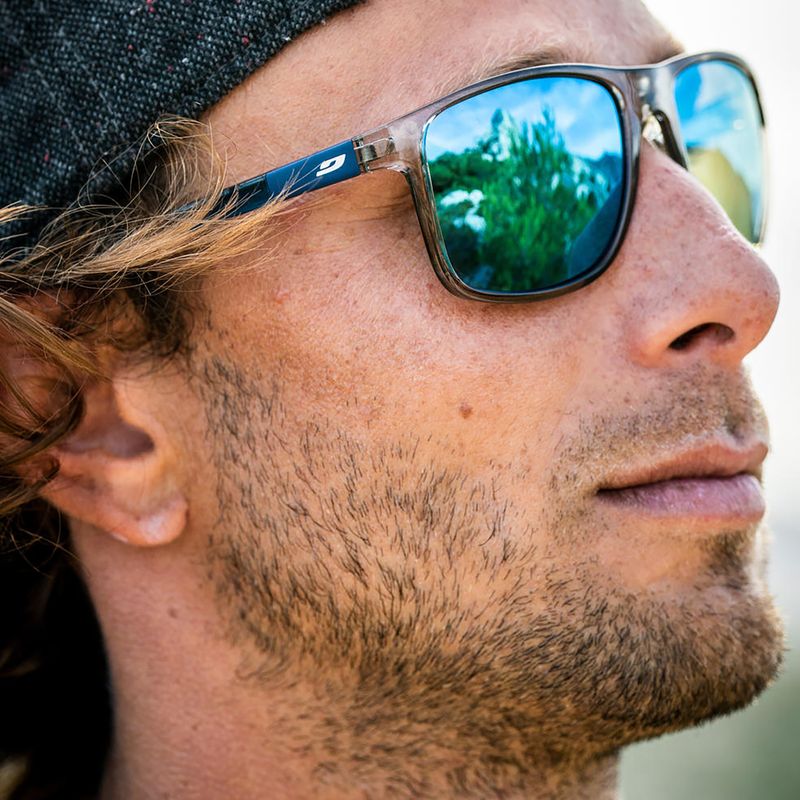 Akiniai nuo saulės Julbo The Streets Polarized HD shiny translucent grey/blue 5