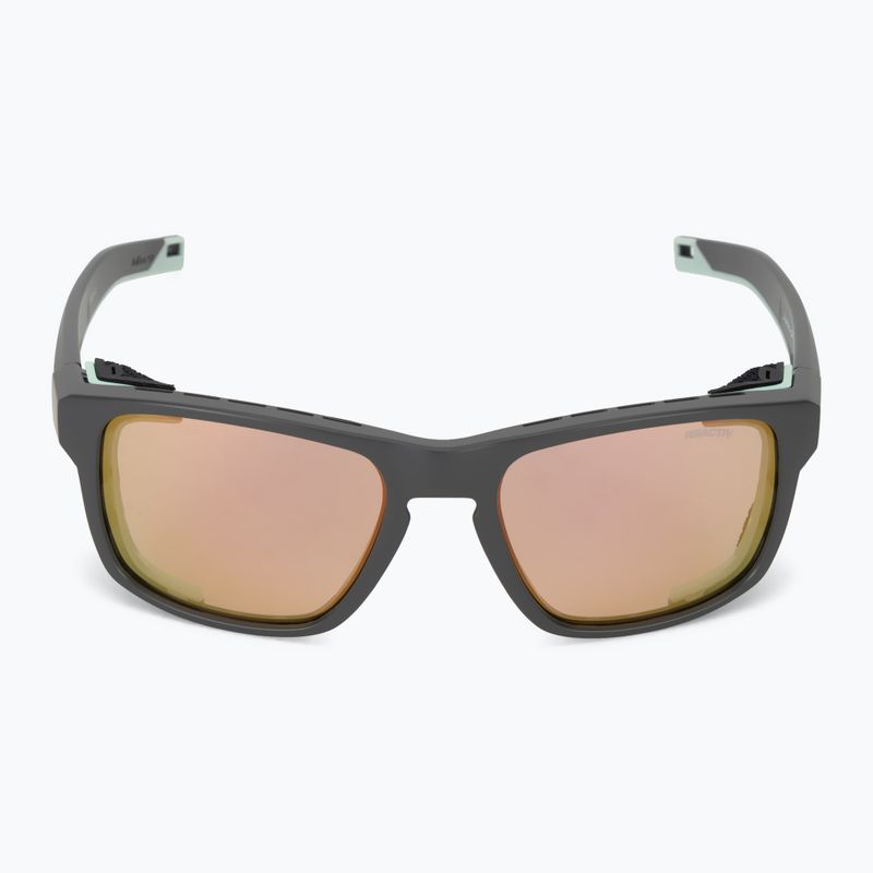 Akiniai nuo saulės Julbo Shield Reactiv Glare Control dark grey/green pastel 4