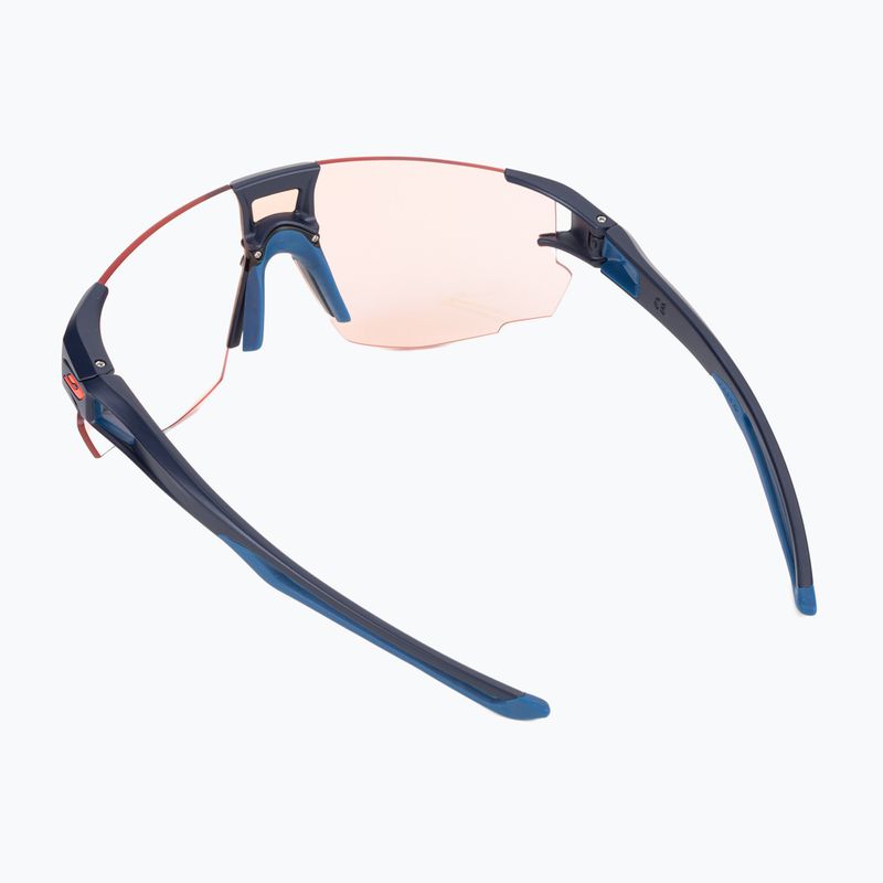 Julbo Aerospeed Reactiv Performance Hc tamsiai mėlyni/tamsiai mėlyni/oranžiniai dviratininkų akiniai J5023432 2
