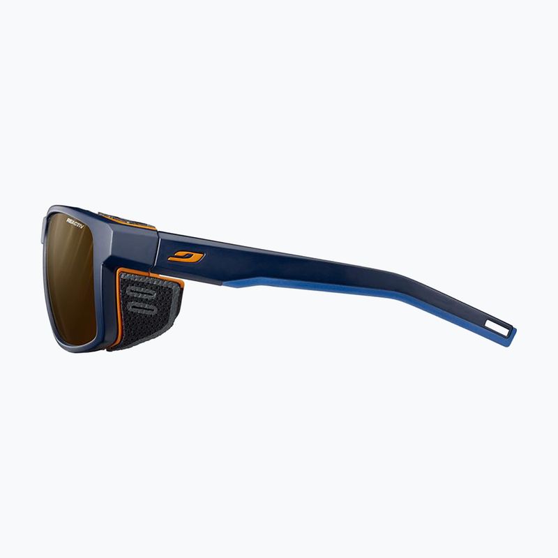 Akiniai nuo saulės Julbo Shield Reactiv Polarized matt dark blue/orange 4