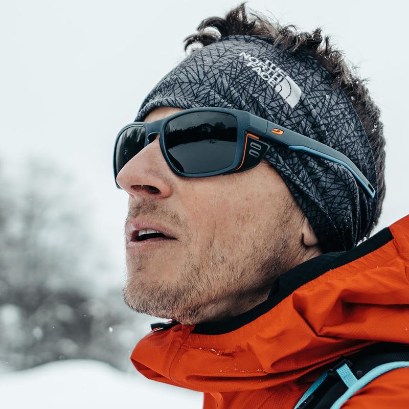 Akiniai nuo saulės Julbo Shield Reactiv Polarized matt dark blue/orange 5