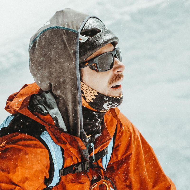 Akiniai nuo saulės Julbo Shield Reactiv Polarized matt dark blue/orange 6