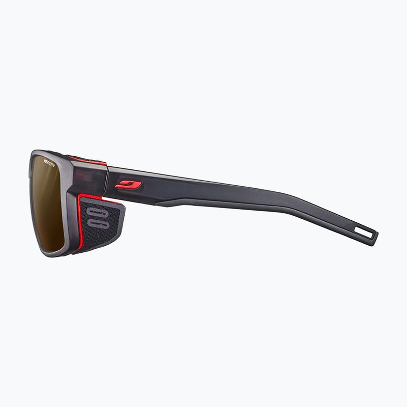 Akiniai nuo saulės Julbo Shield Reactiv Polarized black/orange 4