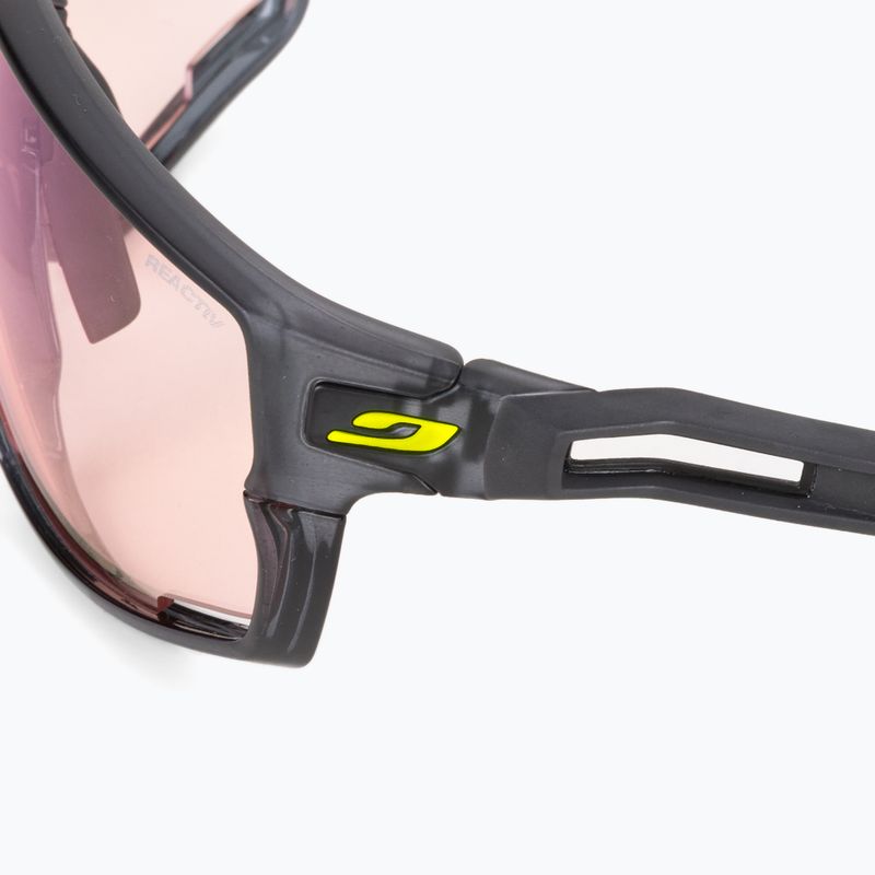 Julbo Rush Reactiv Performance Hc matiniai juodi/juodi J5343414 dviratininkų akiniai 4