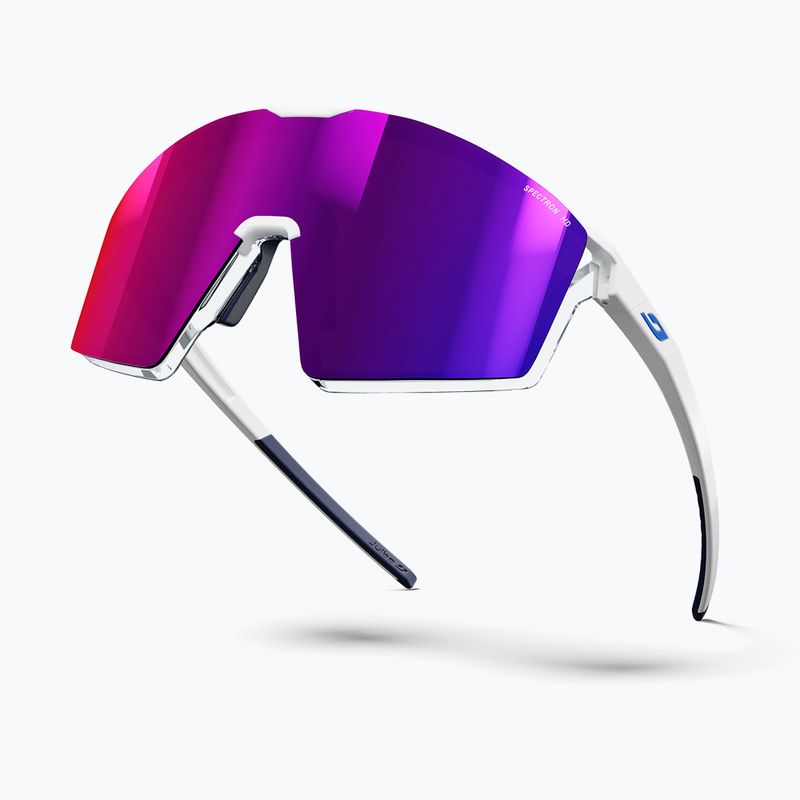 Akiniai nuo saulės Julbo Edge Spectron HD matt white/blue/multilayer violet 5