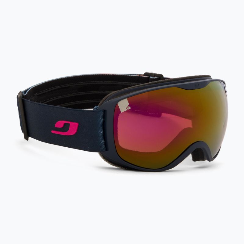 Julbo Pioneer mėlyni/rožiniai/blyksniai rožiniai slidinėjimo akiniai J7311212127