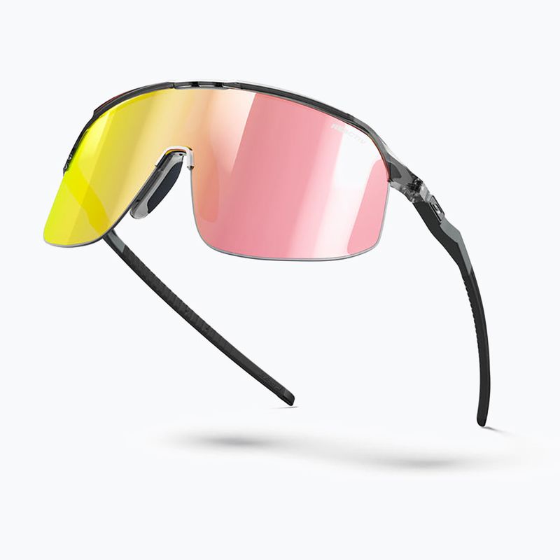 Akiniai nuo saulės Julbo Density Reactiv shiny translucent black/gray/multilayer pink gold 6
