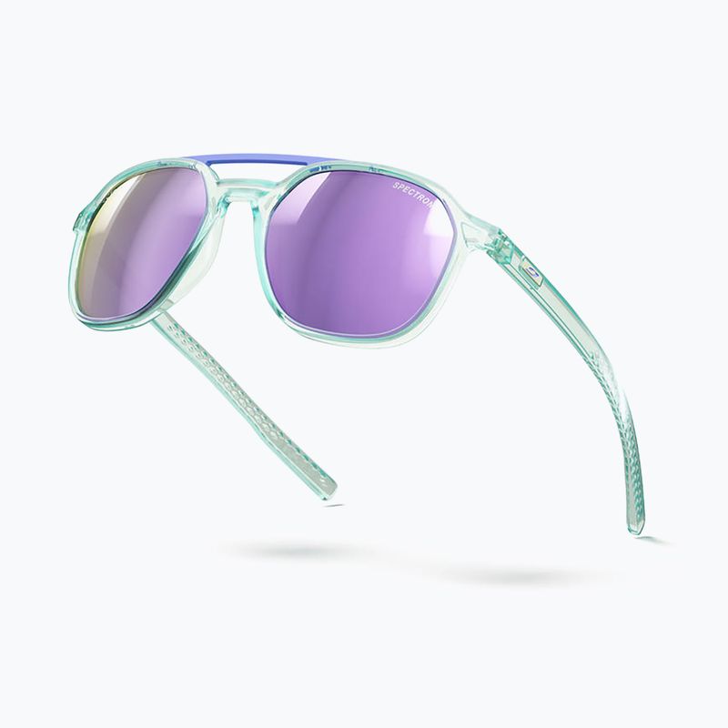 Akiniai nuo saulės Julbo Slack Cover Spectron shiny translucent mint/light gray 15