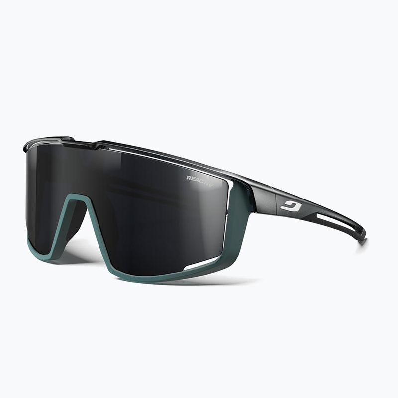 Akiniai nuo saulės Julbo Fury Reactiv Performance shiny translu black/matt green