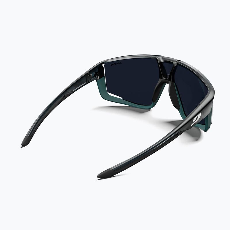 Akiniai nuo saulės Julbo Fury Reactiv Performance shiny translu black/matt green 5