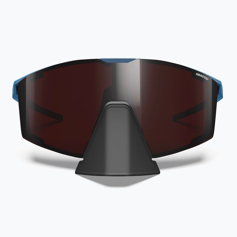 Akiniai nuo saulės Julbo Edge Cover Reactiv S0-S4 High Contrast blue/grey 4