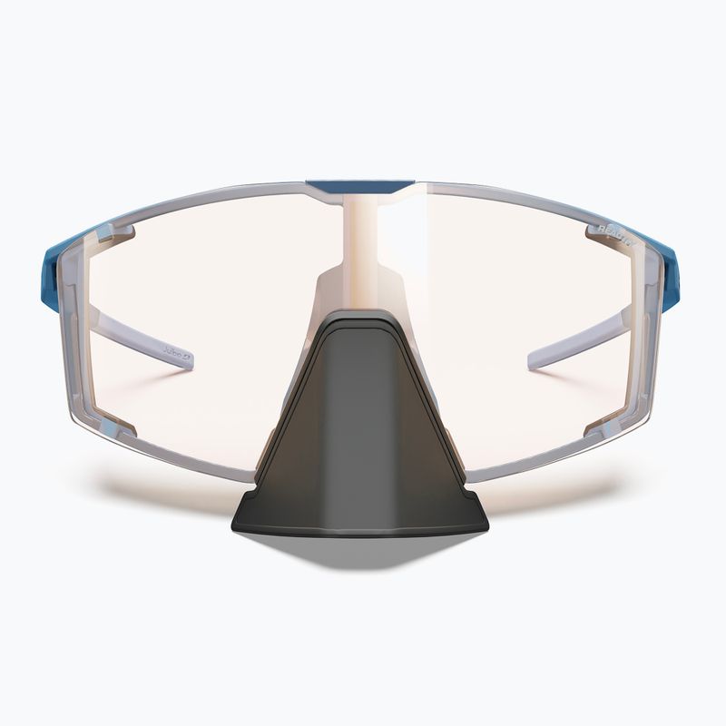 Akiniai nuo saulės Julbo Edge Cover Reactiv S0-S4 High Contrast blue/grey 5