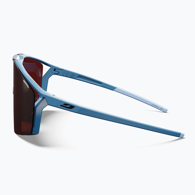 Akiniai nuo saulės Julbo Edge Cover Reactiv S0-S4 High Contrast blue/grey 11