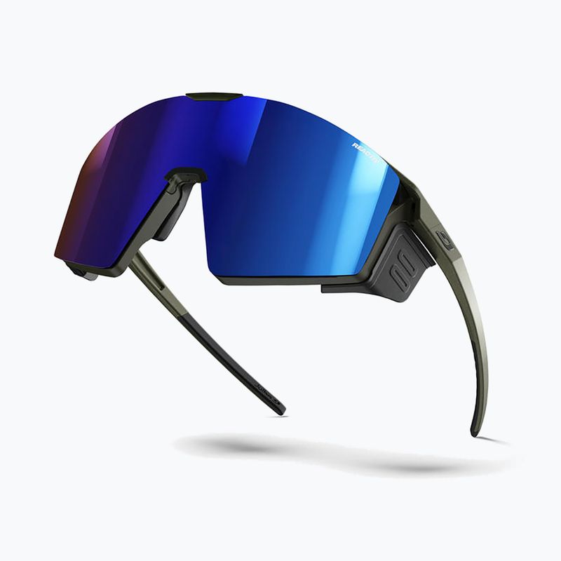 Akiniai nuo saulės Julbo Edge Cover Reactiv army green/black 15