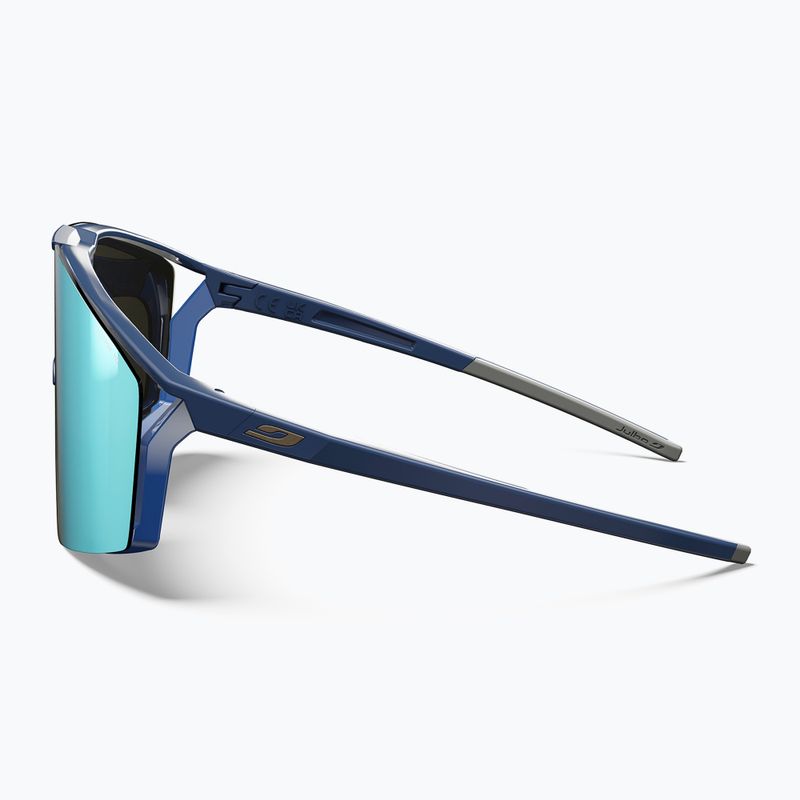 Akiniai nuo saulės Julbo Edge Cover Polarized HD S4 matt blue/matt grey 3