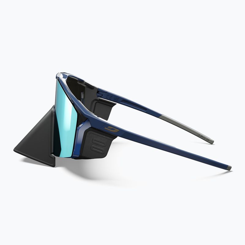 Akiniai nuo saulės Julbo Edge Cover Polarized HD S4 matt blue/matt grey 4
