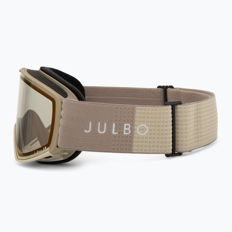 Slidinėjimo akiniai Julbo Cyrius-X Reactiv High Contrast beige/brown/flash infrared 4