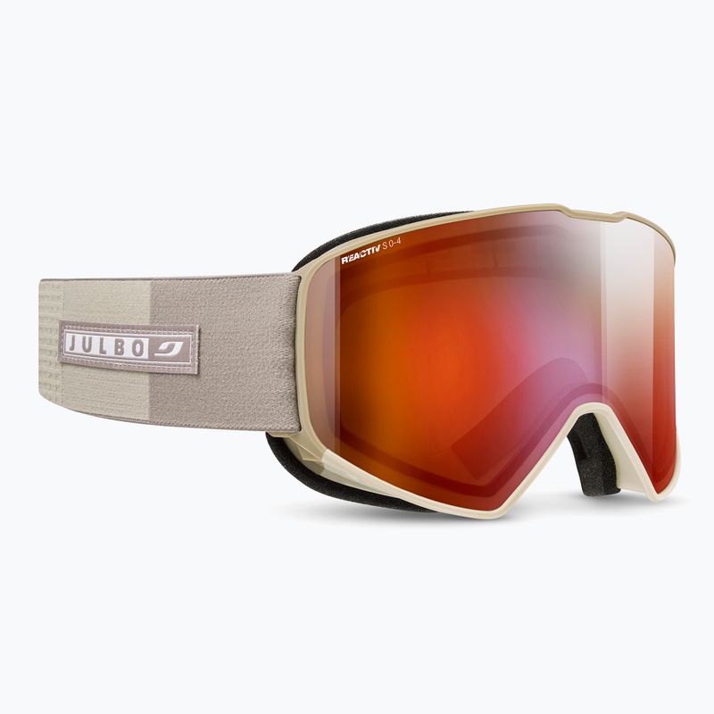 Slidinėjimo akiniai Julbo Cyrius-X Reactiv High Contrast beige/brown/flash infrared 5
