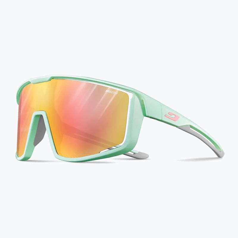 Akiniai nuo saulės Julbo Fury Reactiv 1-3 Light Amplifier mint/light grey/pink/multilayer gold pink